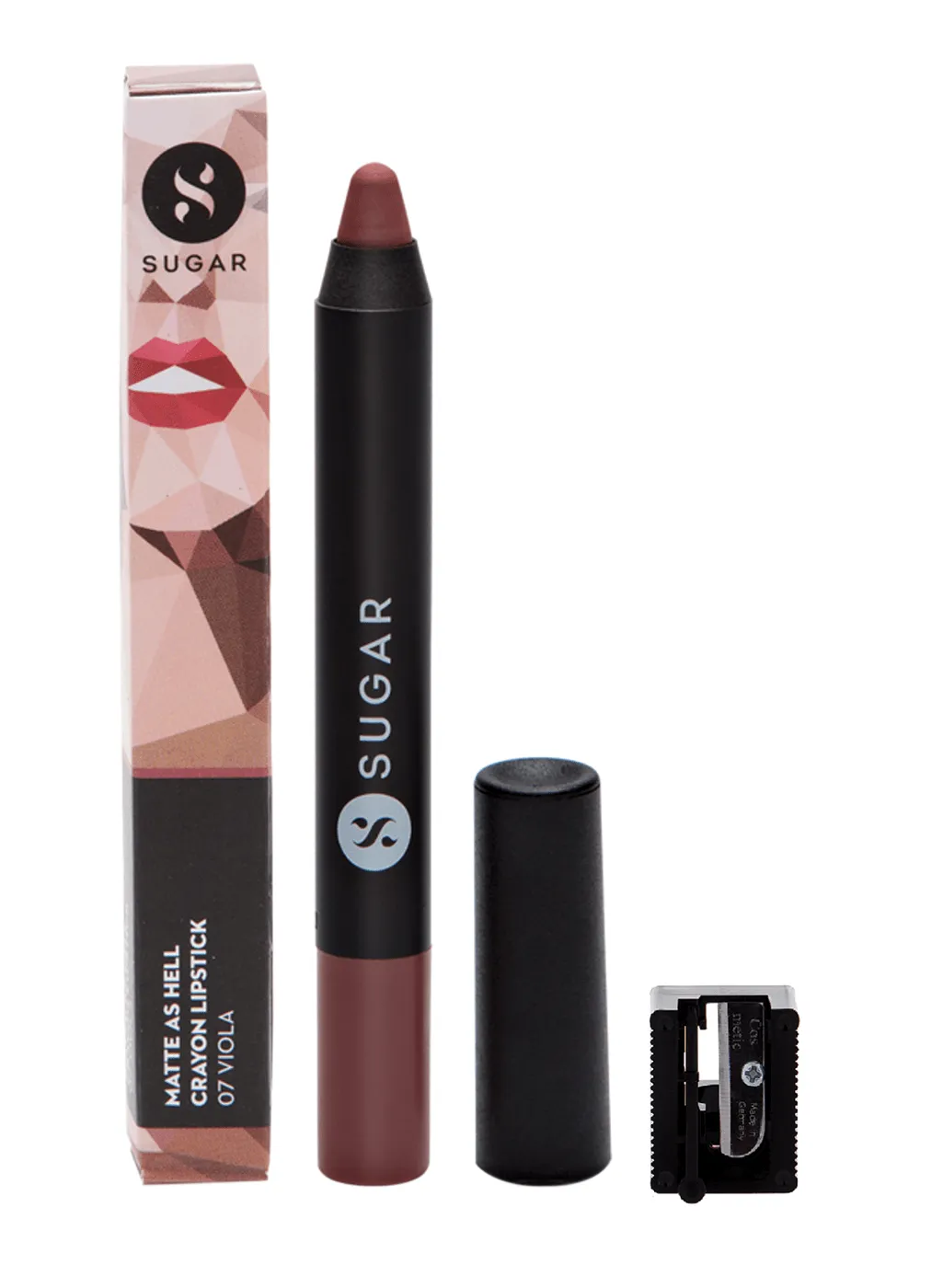 Matte As Hell Crayon Lipstick - 07 Viola
