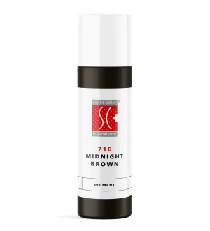 NEW Swiss Brow 716 Midnight Brown Pigment 10ml