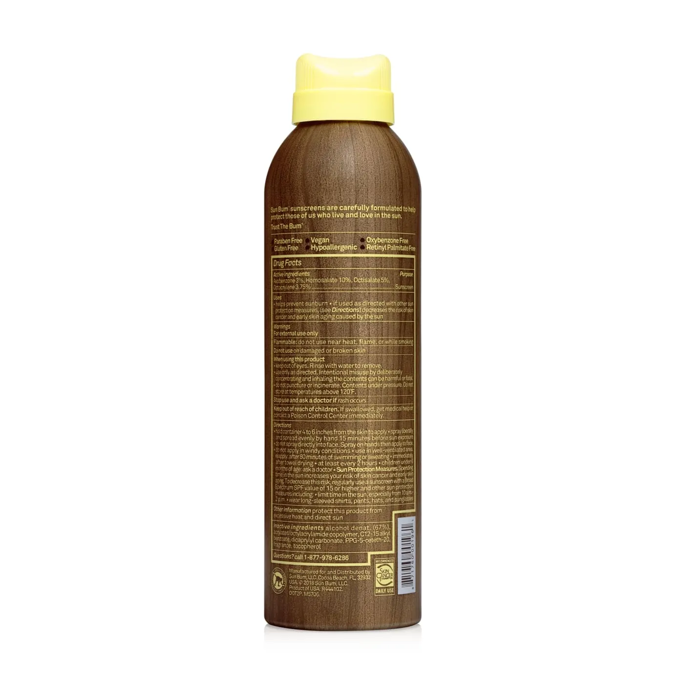 SunBum SPF 30 Original Sunscreen Spray 177ml